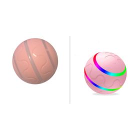 Pet New Cat Wicked Ball Toy Intelligent Ball USB Cat Toys Self Rotating Ball Automatic Rotation Ball (Option: Pink-Set)
