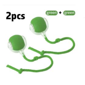 Cat Toy Self-Hi Funny Cat Rolling Ball Pets Relief Toy Pet Products (Option: 2pcs green)